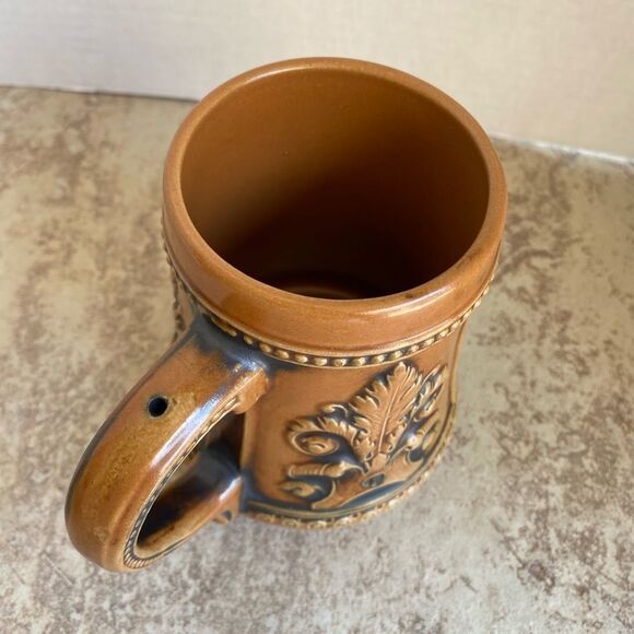 Vintage 1988 Gerz Beer Stein No Lid | West Germany Ceramic Cana | German Mug - Picture 6 of 10